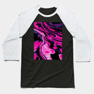 Pink Space Baseball T-Shirt